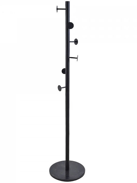 Ankor Metallic Coat Rack Black 38x38x181cm