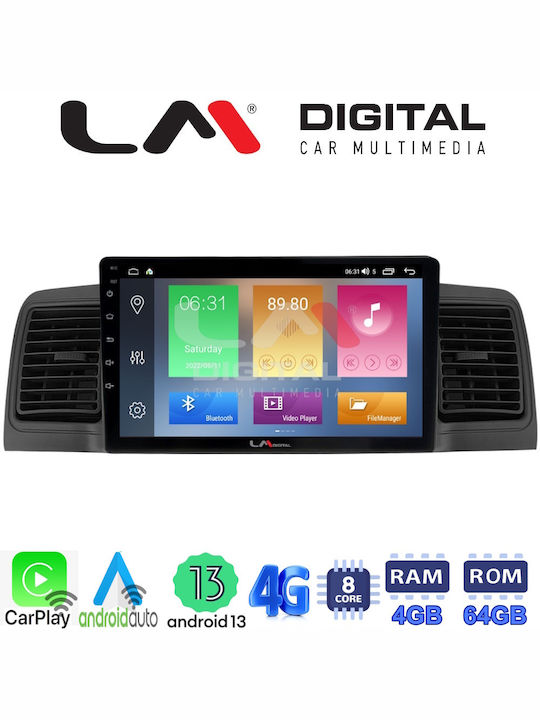 LM Digital Sistem Audio Auto pentru Toyota Corolla 2000-2007 (Bluetooth/USB/WiFi/GPS/Apple-Carplay/Android-Auto) cu Ecran Tactil 9"
