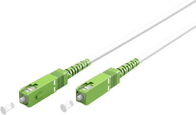 APC Optische Faser Ethernet-Netzwerkkabel 25m Weiß 1Stück