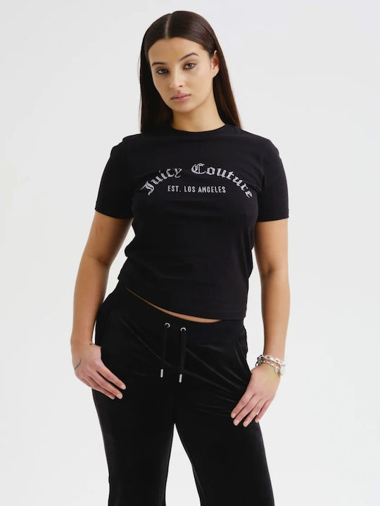 Juicy Couture Γυναικείο T-shirt Μαύρο