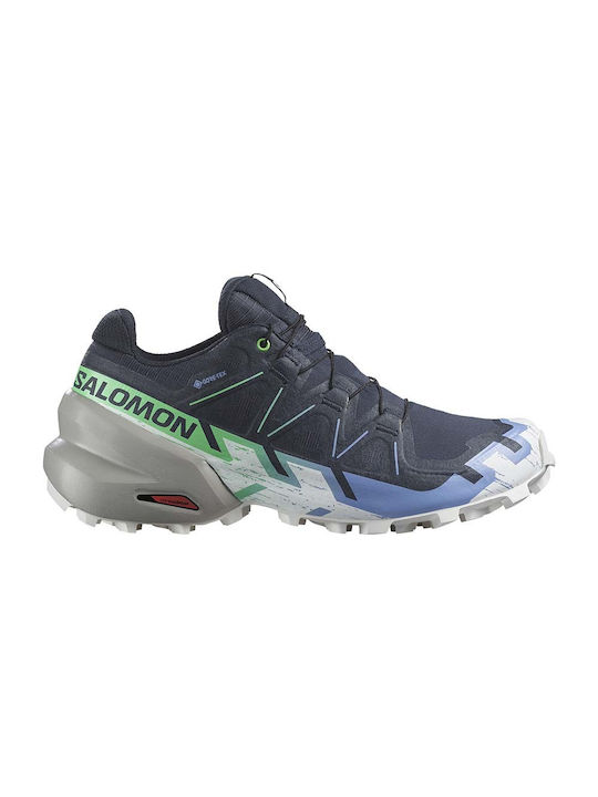 Salomon Speedcross 6 Gore-tex Femei Pantofi sport Trail Running Impermeabile cu Membrană Gore-Tex Dark Blue