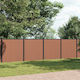 vidaXL Panou de Gard din WPC în Culoarea Maro x...