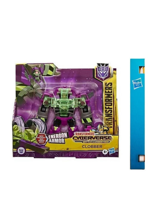 Плеймейт свещ Трансформатори Cyberverse Adventures Deluxe Energon Armor Clobber Hasbro