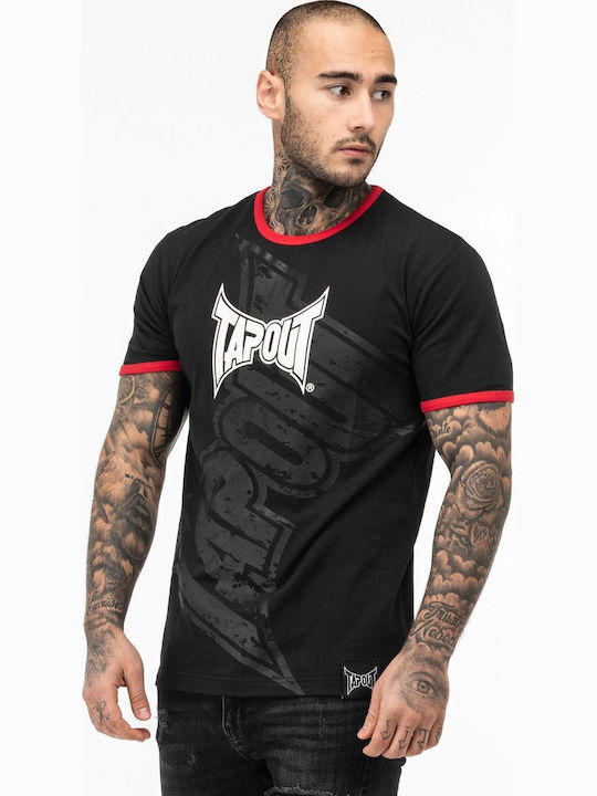 Тениска black/red/white