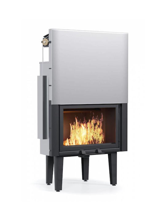 Thermiki ATS Straight Hydro 900 Kaminofen Holz 8.71kW Gerade mit Schiebeschranktür