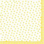 Party Napkins Yellow 33x33cm. 20pcs