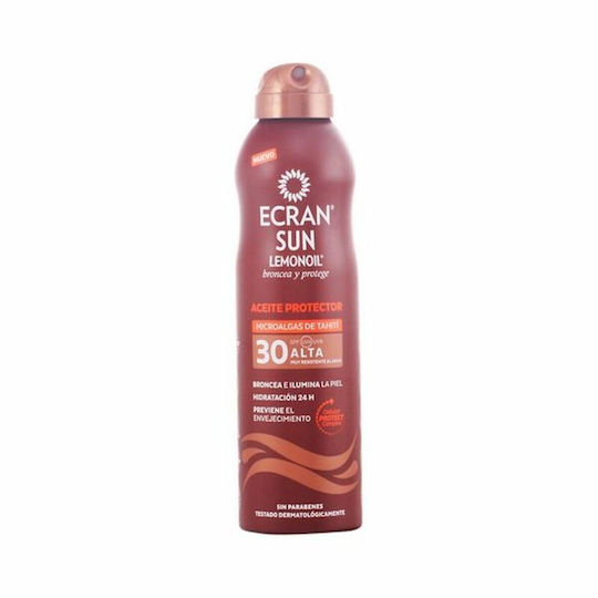 Ecran Sun Lemonoil Ulei De Protecție Solară Pentru Corp SPF30 Spray 250ml