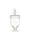 Nuova Vita Φοντανιέρα Glas mit Deckel 10.5x10.5x22cm Transparent