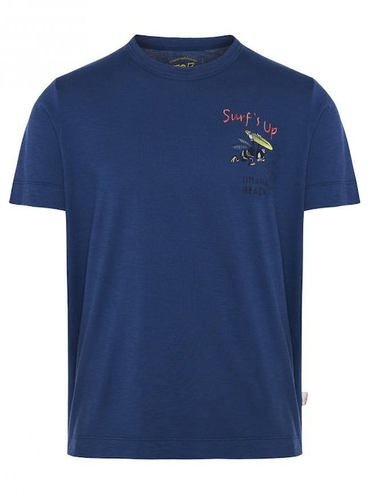 Bob Sdrunk Herren T-Shirt Kurzarm Blau