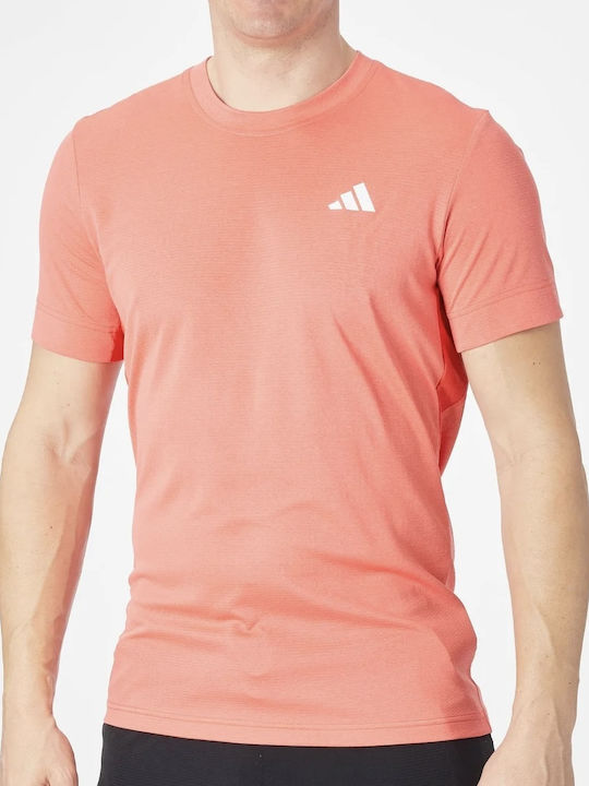 Adidas Men's Athletic T-shirt Short Sleeve Red