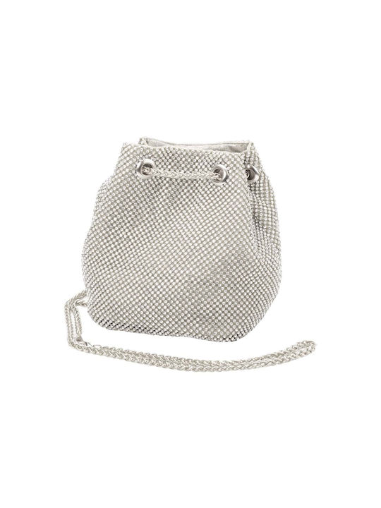 Damen Tasche Schulter Silber