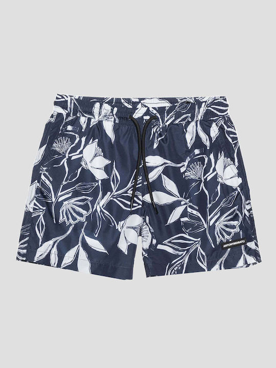 Antony Morato Costum de baie pentru copii Pantaloni scurți de înot Albastru