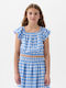 Kinderhemd Kurzarm Blue