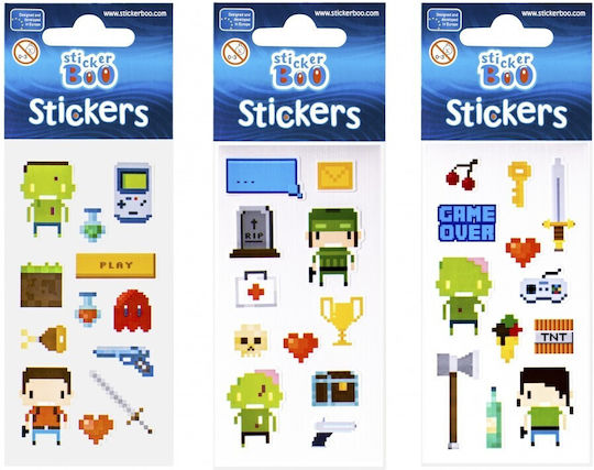 Sticker Boo Stickers (Various Designs) 1pc