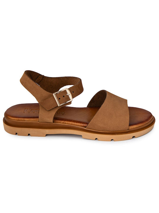 Lady Leather Women's Sandals Tabac Brown