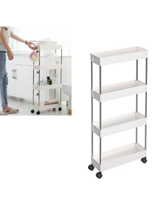 Kitchen Trolley in White Color