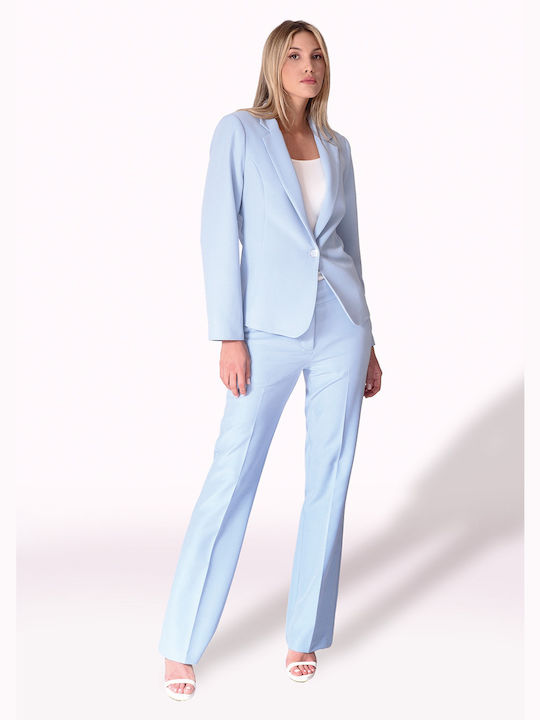 Rodonna Women's Light Blue Suit