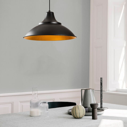 Opviq Saglam Pendant Light Black with Socket E27 44x121cm