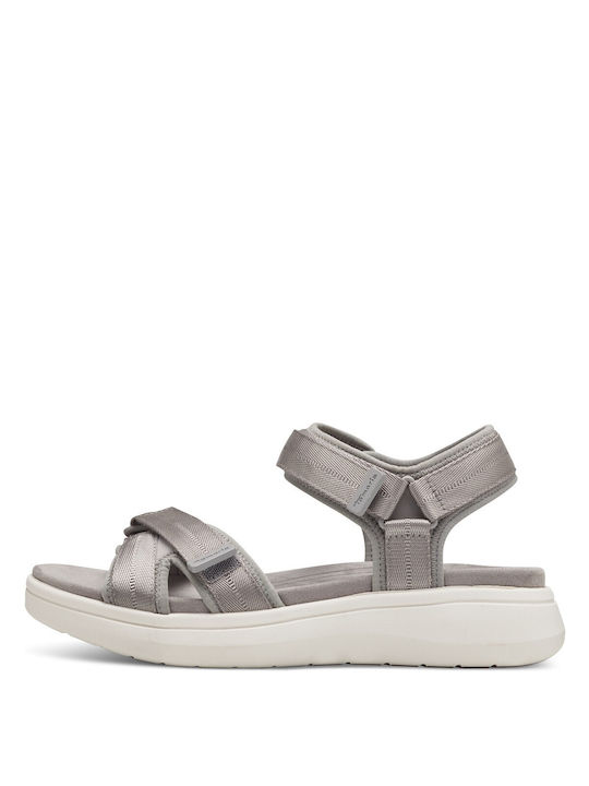 Tamaris Women's Flat Sandals Anatomic in Gray C...