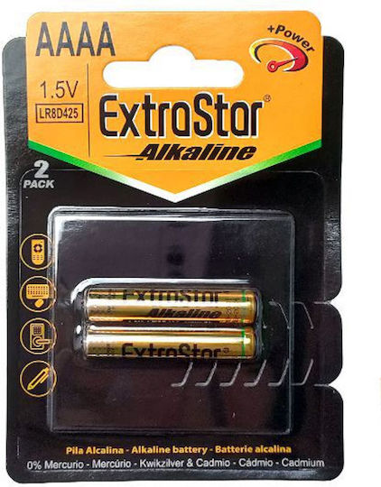 Extrastar Αλκαλικές Μπαταρίες AAAA 1.5V 2τμχ