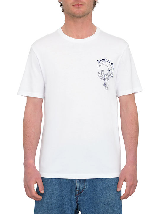 Volcom T-shirt Bărbătesc cu Mânecă Scurtă White
