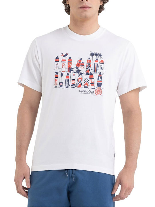 Franklin & Marshall T-shirt Εκρου