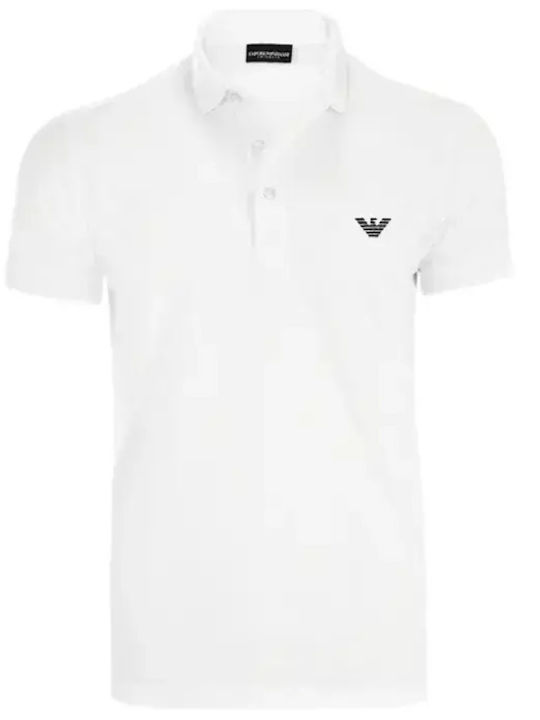 Emporio Armani Herren Shirt Polo White