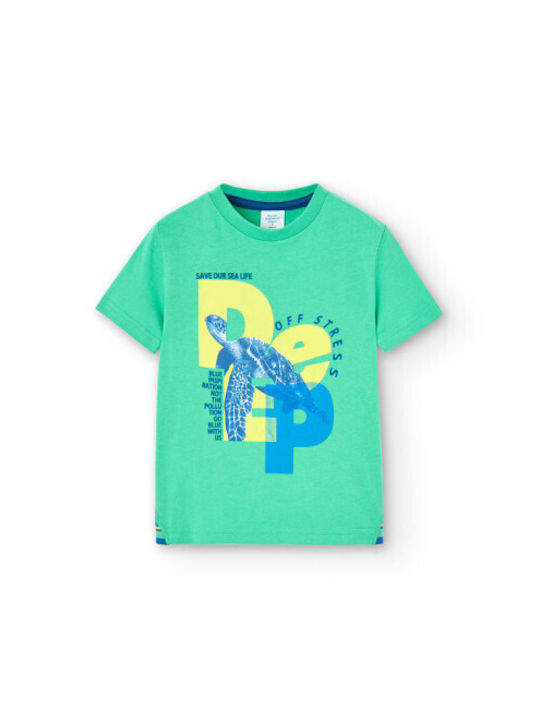 Boboli Kids Blouse Short Sleeve Green