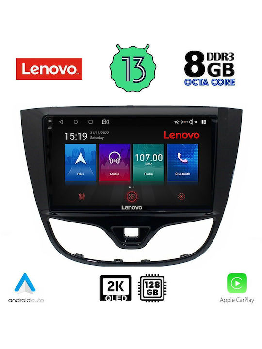 Lenovo Car Audio System for Opel Karl 2014-2019 (Bluetooth/USB/AUX/WiFi/GPS/Apple-Carplay/Android-Auto) with Touch Screen 10"