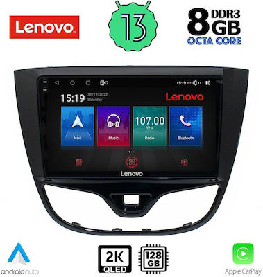 Lenovo Sistem Audio Auto pentru Opel Karl 2014-2019 (Bluetooth/USB/AUX/WiFi/GPS/Apple-Carplay/Android-Auto) cu Ecran Tactil 10"