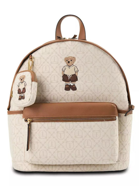 TTWN Bear Damentasche Rucksack Beige