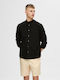 Selected Men's Shirt Long Sleeve Linen Black