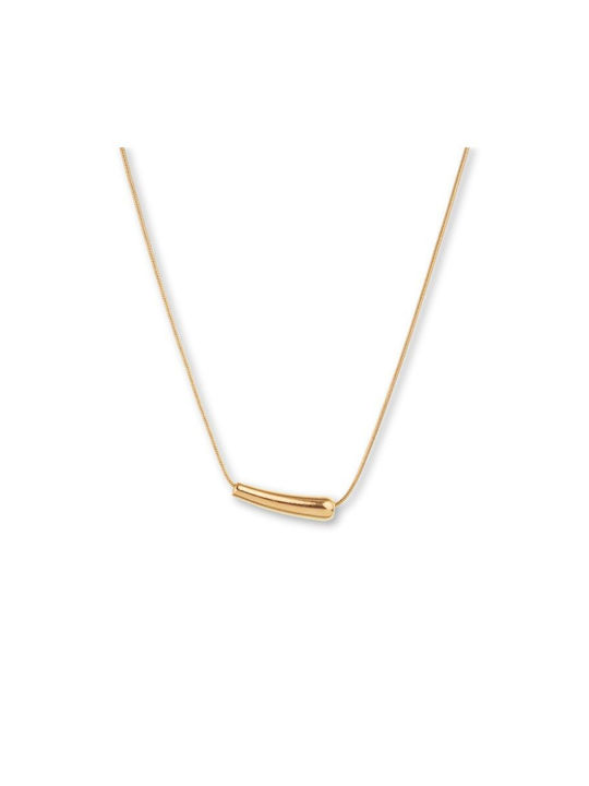 Paraxenies Necklace from Gold Plated Steel