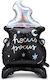 Balloon Foil Jumbo Black 80cm