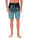 Men's Swimwear Bermuda Black with Patterns