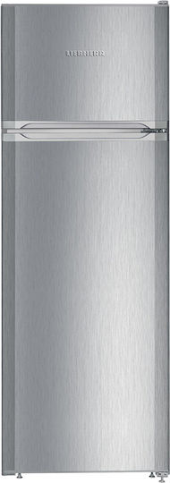 Liebherr Ψυγείο Δίπορτο 271lt Υ157.1xΠ55xΒ63εκ. Inox CTele 2931