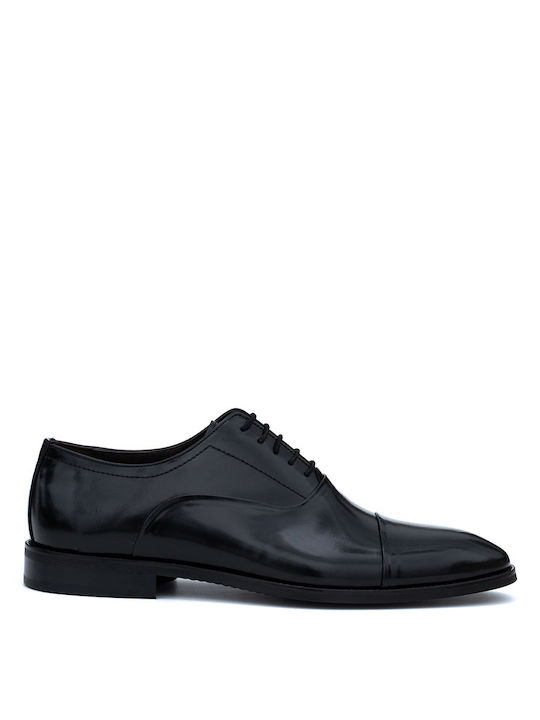 Philippe Lang Men's Leather Dress Shoes Black