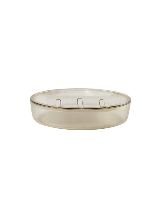 Tpster Soap Dish Plastic Beige