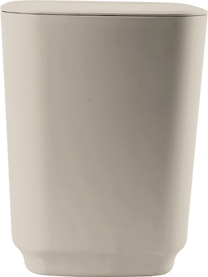 Tpster Kunststoff Badezimmer Mülleimer Beige