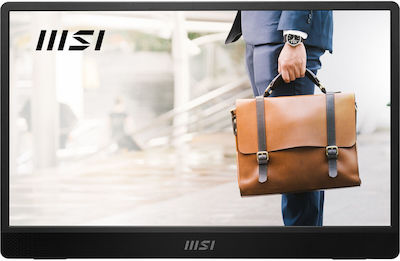 MSI Pro MP161 E2 IPS Monitor 15.6" FHD 1920x1080 με Χρόνο Απόκρισης 4ms GTG