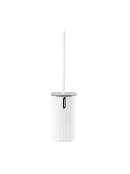 Tpster Plastic Bathroom Trash Can White