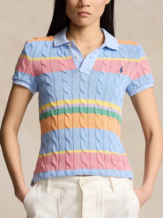 Ralph Lauren Femeie Sport Polo Bluză Mânecă scurtă Albastră