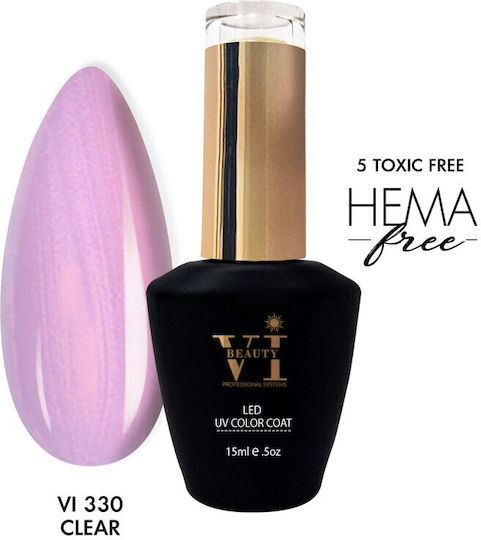 Beauty VI Ημιμόνιμο Βερνίκι Νυχιών Mermaid Pink 15ml