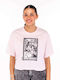 Drumstone Tee Γυναικείο T-shirt Λιλά