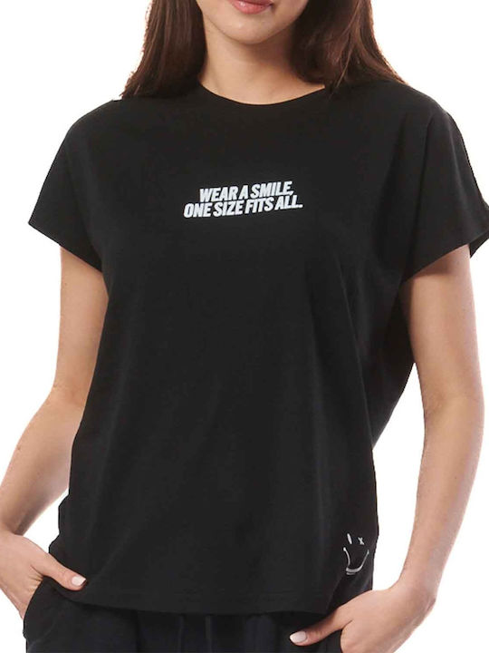 Body Action Дамска Спортна T-shirt Черна