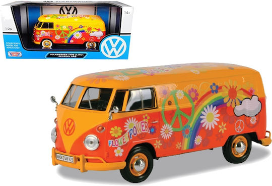 Motormax Volkswagen Φιγούρα Μοντελισμού Αυτοκίνητο Κίτρινη σε Κλίμακα 1:24