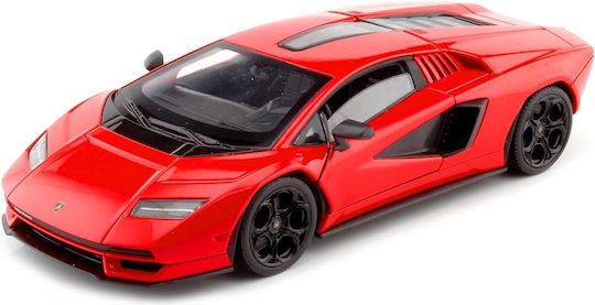 Welly Lamborghini Modellfigur Auto Rot im Maßstab 1:24