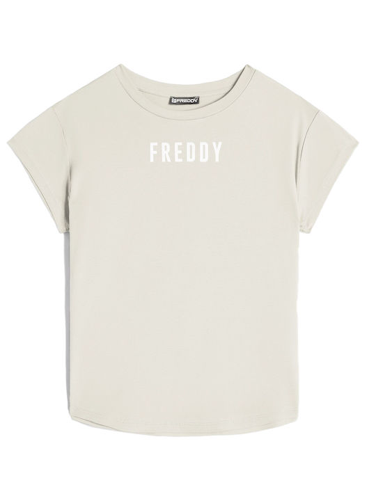 Freddy Γυναικείο T-shirt Εκρού