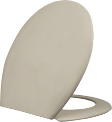 Tpster Καπάκι Λεκάνης Πλαστικό 42.8x36.3cm Μπεζ