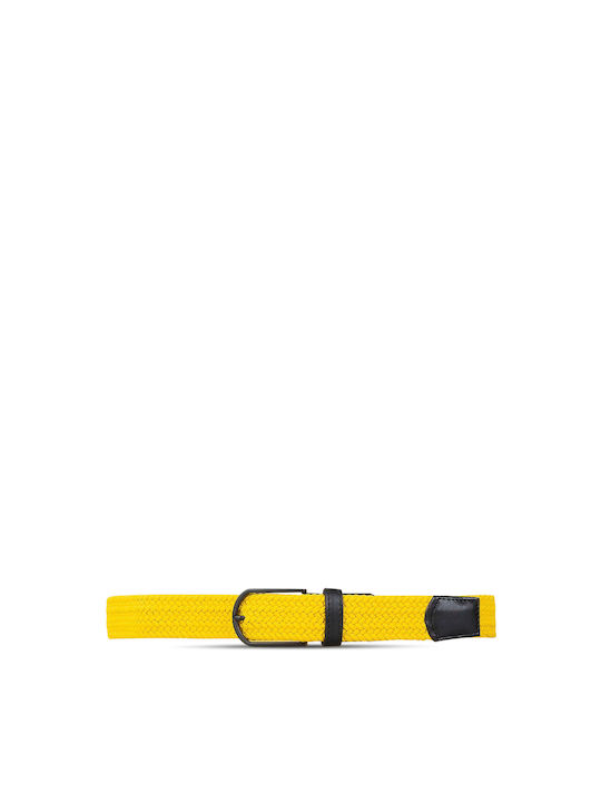 Boss Shoes Men's Belt Yellow